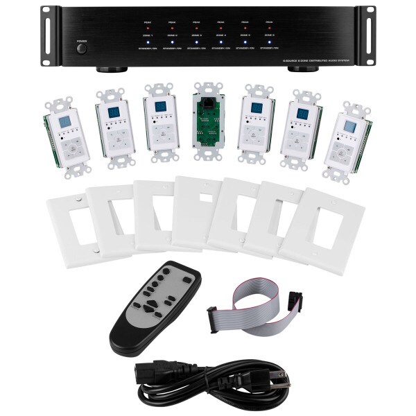 Main product image for 6-Source 6-Zone Professional Multi-Room Audio Amplif 309-585